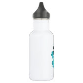 Hibiskus-Surf-Stil Edelstahlflasche (Links)