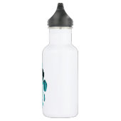Hibiskus-Surf-Stil Edelstahlflasche (Rechts)