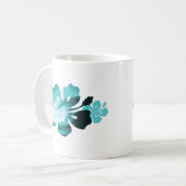 Hibiskus-Surf-Stil Kaffeetasse (Vorderseite Links)