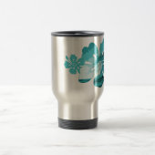 Hibiskus-Surf-Stil Reisebecher (Mittel)