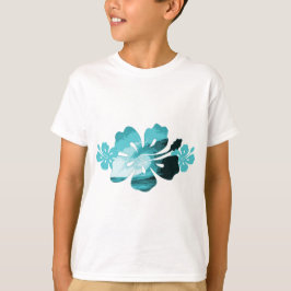 Hibiskus-Surf-Stil T-Shirt