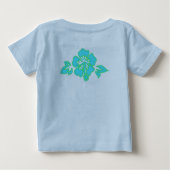 Hibiskus-T-Shirts für Kleinkinder und Säugling Baby T-shirt (Rückseite)