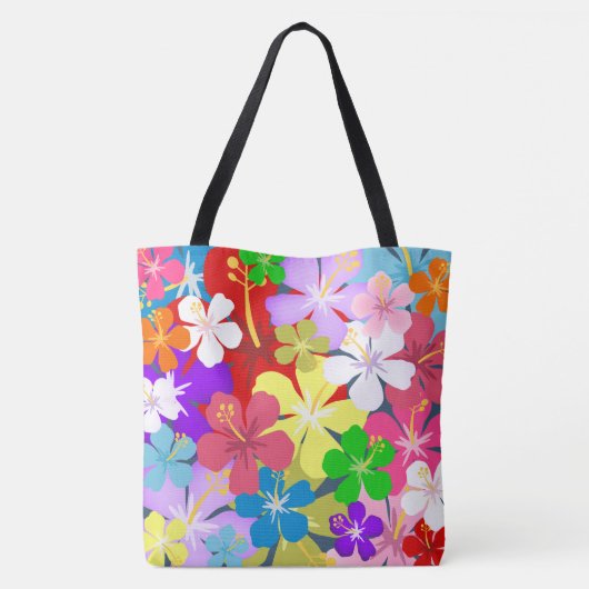Hibiskus Tasche (Rückseite)