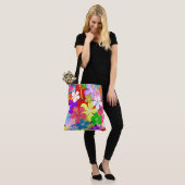 Hibiskus Tasche (Am Model)