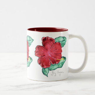 Hibiskus-Tassen u. Trinkbehälter Zweifarbige Tasse