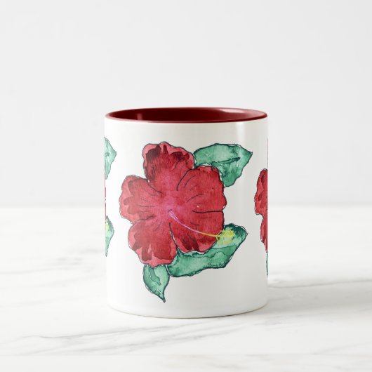 Hibiskus-Tassen u. Trinkbehälter Zweifarbige Tasse (Mittel)