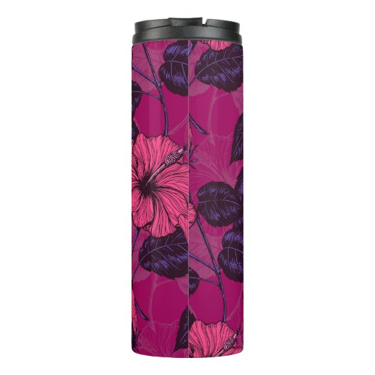 Hibiskus Thermosbecher (Rückseite)