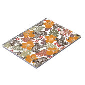 Hibiskus-Tigermuster Notizblock (Linke Seite)