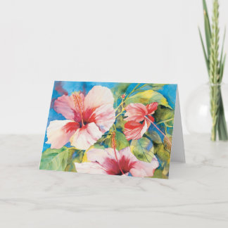 Hibiskus Triad Karte