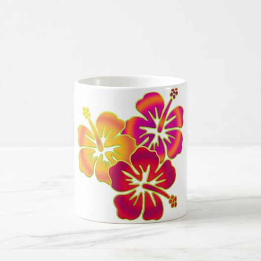 Hibiskus Trio Kaffeetasse (Mittel)