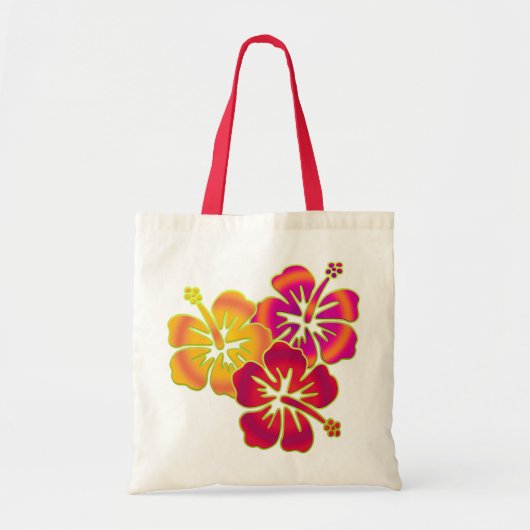 Hibiskus Trio Tragetasche (Vorne)