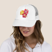 Hibiskus Trio Truckerkappe (Beispiel)
