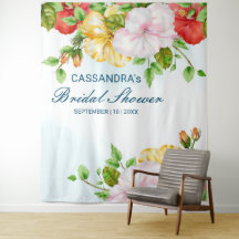 Hibiskus-Tropen-Blumen-Hochzeitskulisse