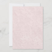 Hibiskus Tropical Bouquet Beach Hochzeit Einladung (Rückseite)