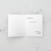 Hibiskus Tropical Bouquet Wedding Party Vorschlag Einladung (Innenseite)