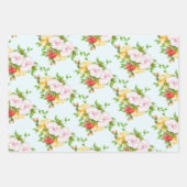 Hibiskus Tropical Floral Wedding Geschenkpapier Set (Vorderseite)