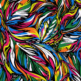 Hibiskus Tropical Foliage Türkis Blau grün und Rundes Kissen