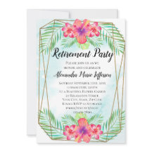 Hibiskus Tropical Luau Beach Retirement Party