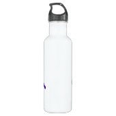 Hibiskus tropisch trinkflasche (Rückseite)