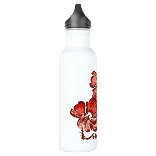 Hibiskus tropisch trinkflasche (Links)