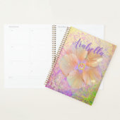 Hibiskus tropische Blume irisierendes rosa Gold ni Planer (Anzeige)