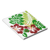 Hibiskus Tropische Blume Notizblock (angewinkelt)