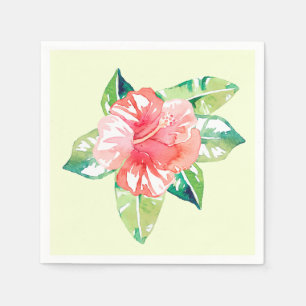Hibiskus tropische Blüte Serviette