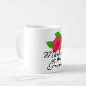 Hibiskus-tropische Mutter des Bräutigams Kaffeetasse (Vorderseite Links)