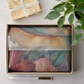 Hibiskus tropischer Goth-Skull-Dekoute Seidenpapier (Geschenk)