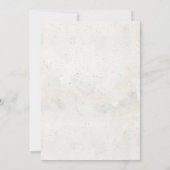 Hibiskus Tropischer Soiree Brautparty Einladung (Rückseite)