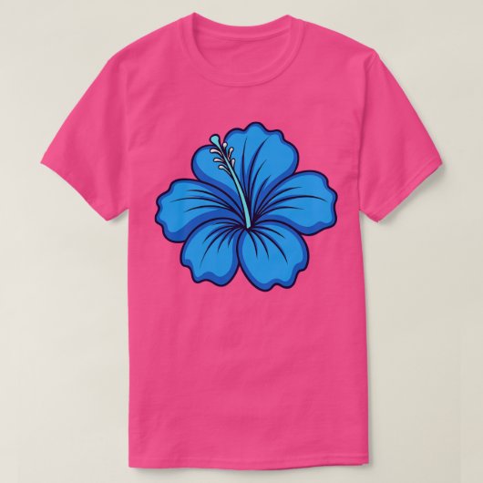 Hibiskus TShirt 17 (Design vorne)