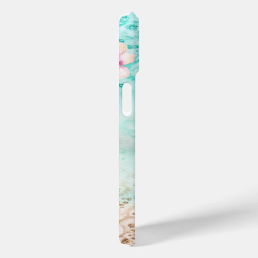 Hibiskus Turtle Case-Mate iPhone Hülle (Rückseite / Rechts)