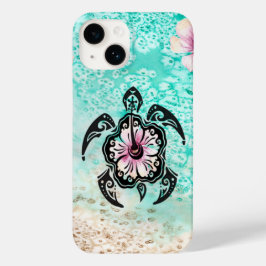 Hibiskus Turtle Case-Mate iPhone 14 Hülle