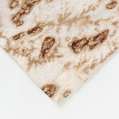 Hibiskus Turtle Fleecedecke (Ecke)