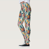Hibiskus und Ananas Leggings (Links)