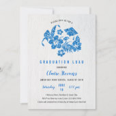 Hibiskus und Cap Abschluss Luau Einladung (Vorderseite)