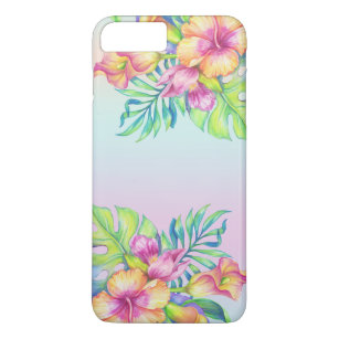 Hibiskus und farbenfrohe tropische Blume Bouquet Case-Mate iPhone Hülle