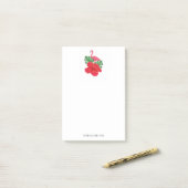 Hibiskus und Flamingo Tropical Post-it-Notizen Post-it Klebezettel (Auf Schreibtisch)