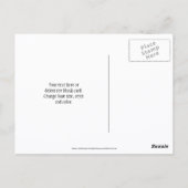 Hibiskus- und Freunde BlumenGartenFotografie Postkarte (Rückseite)