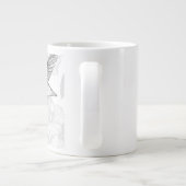 Hibiskus und Kolibri Jumbo-Tasse (Rückseite)