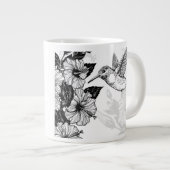 Hibiskus und Kolibri Jumbo-Tasse (Vorderseite Rechts)
