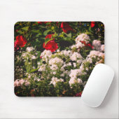 Hibiskus- und Phlox-Blumengarten Mousepad (Mit Mouse)