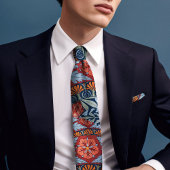 Hibiskus und Rose der viktorianischen Ära Krawatte