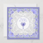 Hibiskus und Spitze BLAU (Vorderseite)