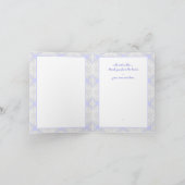 Hibiskus und Spitze BLAU (Innenseite)