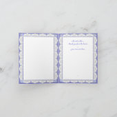 Hibiskus und Spitze BLAU (Innenseite)