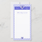 Hibiskus und Spitze BLAU (Vorderseite)