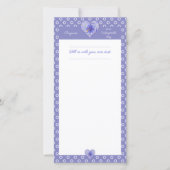 Hibiskus und Spitze BLAU (Vorderseite)