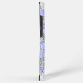 Hibiskus und Spitze BLAU Samsung Galaxy Hülle (Rechte Seite)