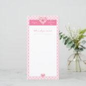 Hibiskus und Spitzen PINK (Stehend Vorderseite)